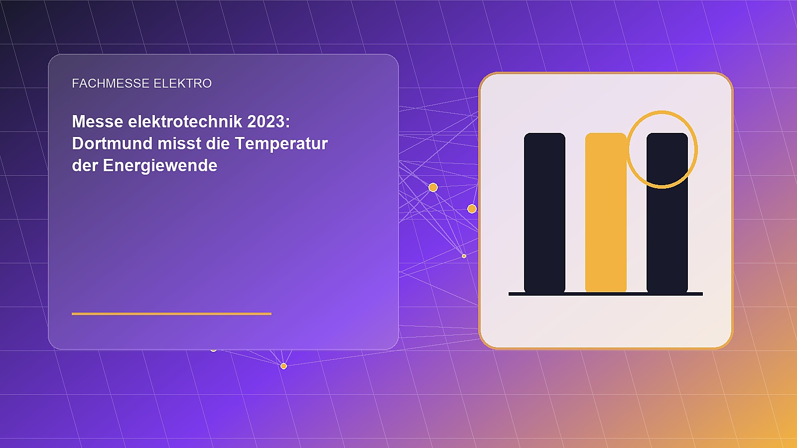 Redaktionelle Illustration zum Fachbeitrag: Messe elektrotechnik 2023: Dortmund misst die Temperatur der Energiewende