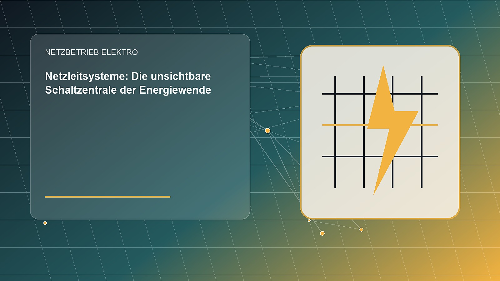 Redaktionelle Illustration zum Fachbeitrag: Netzleitsysteme: Die unsichtbare Schaltzentrale der Energiewende
