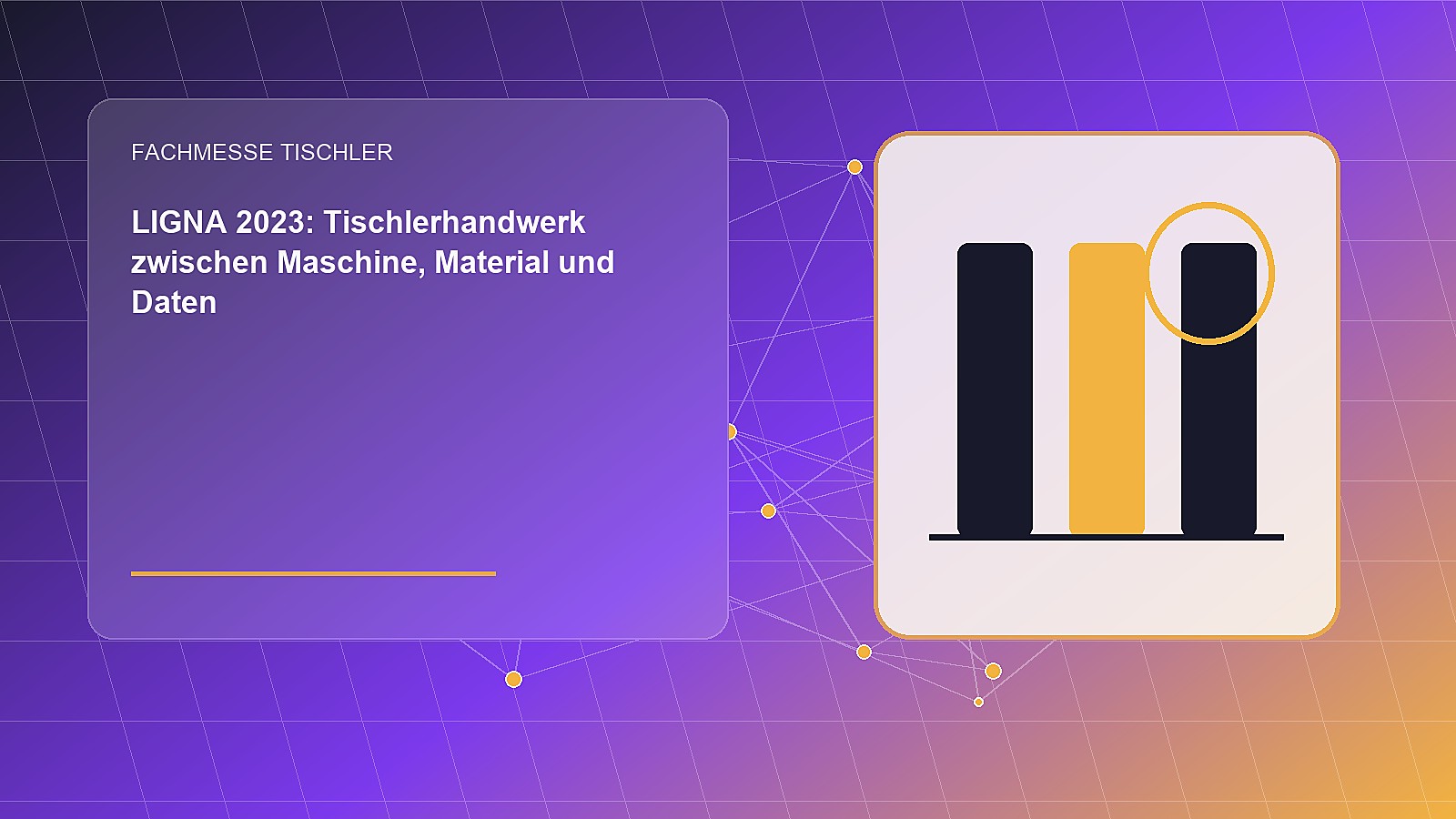 Redaktionelle Illustration zum Fachbeitrag: LIGNA 2023: Tischlerhandwerk zwischen Maschine, Material und Daten