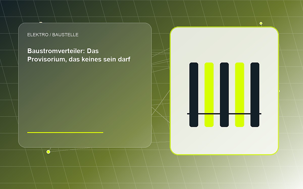 Vertiefende Illustration zum Thema Elektrohandwerk, Normen & Praxis