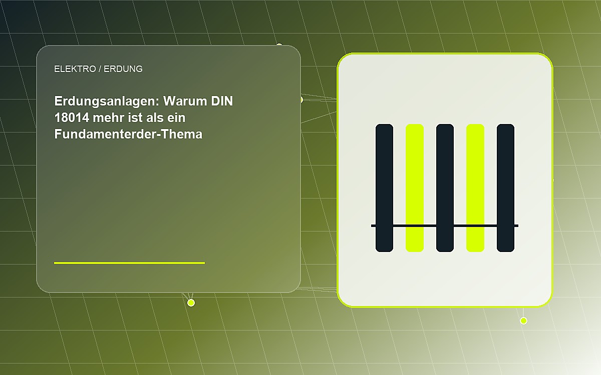 Vertiefende Illustration zum Thema Elektrohandwerk, Normen & Praxis