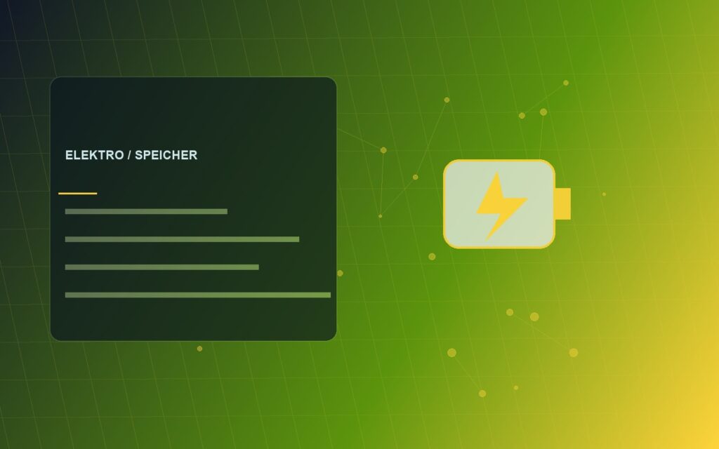 Batteriespeicher im Gewerbe: Zwischen Eigenverbrauch, Lastspitze und Netzanschluss