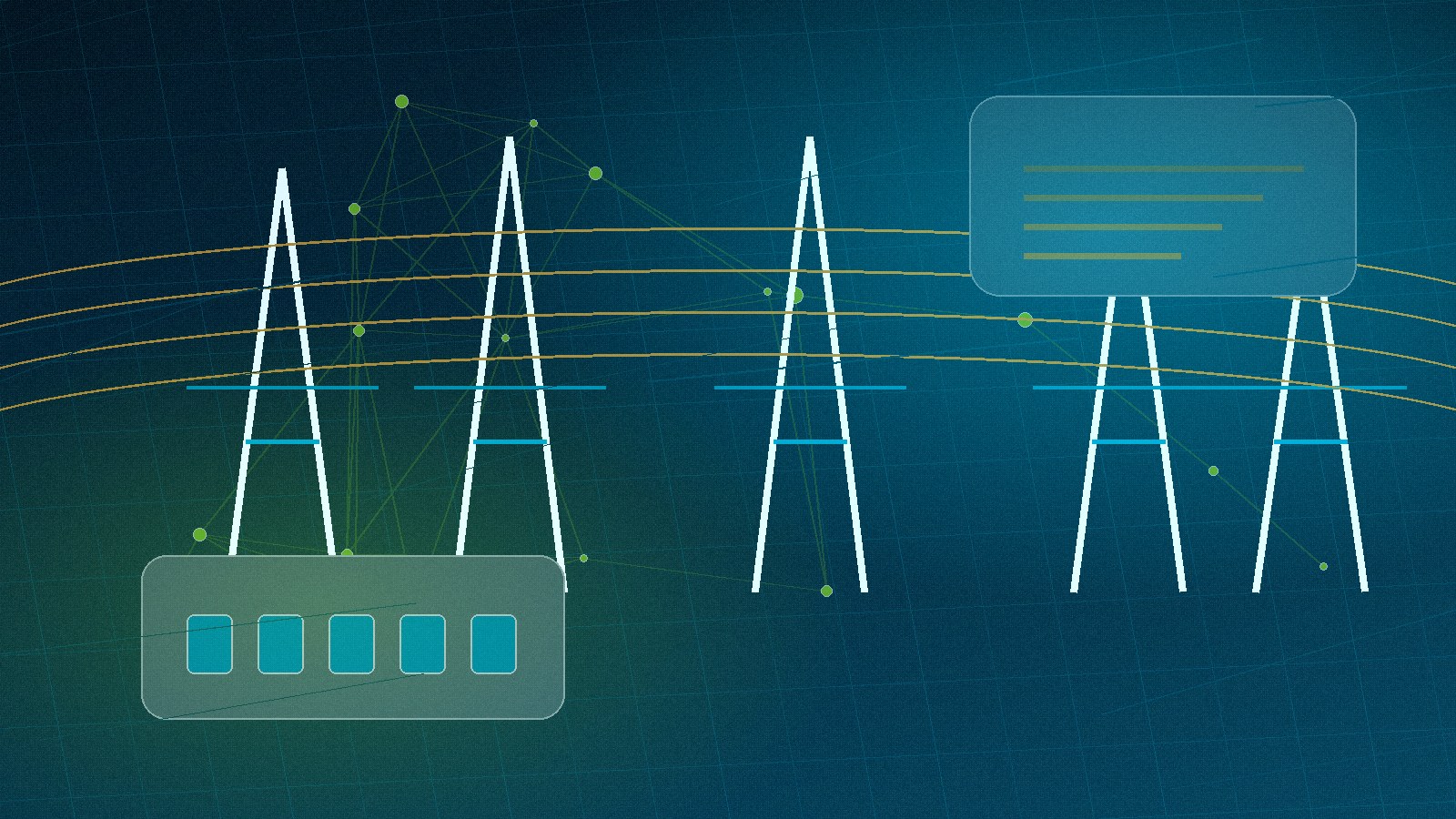 Redaktionelle Illustration zum Fachbeitrag Netzbetreiber Elektro: Assetmanagement wird datengetrieben