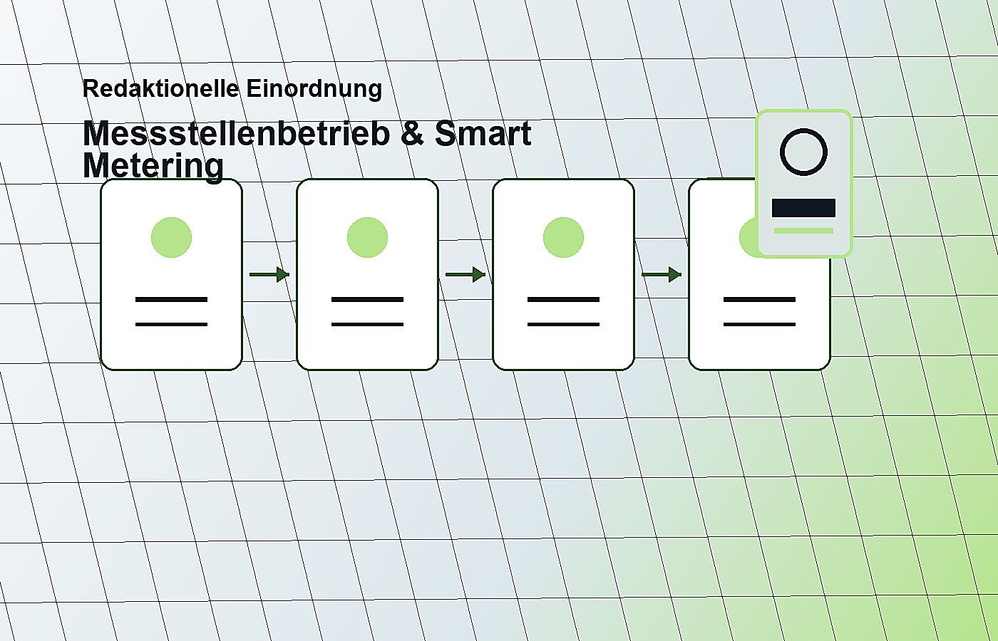 Vertiefende Illustration zum Thema Messstellenbetrieb & Smart Metering