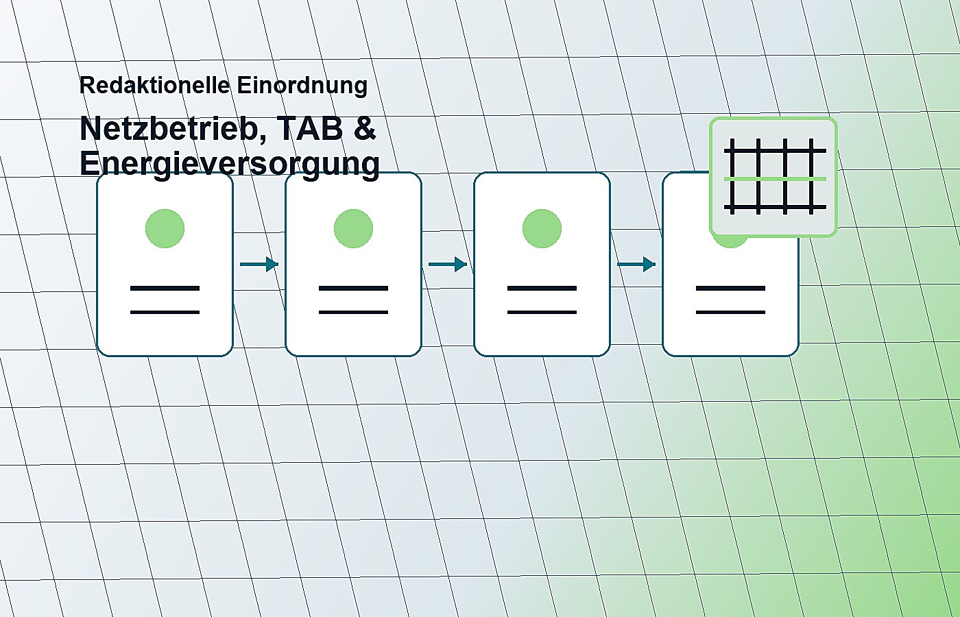 Vertiefende Illustration zum Thema Netzbetrieb, TAB & Energieversorgung